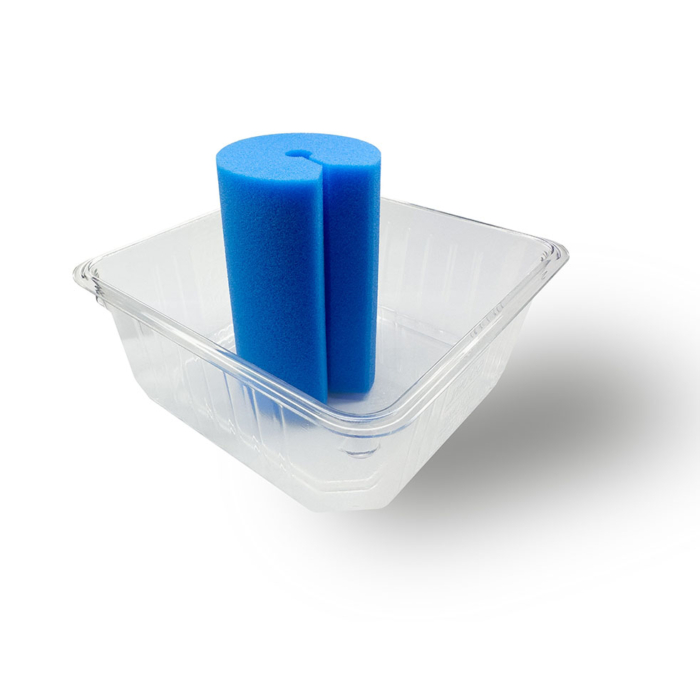 Bedside Enzymatic Cleaning Sponge with 1000ml tray
